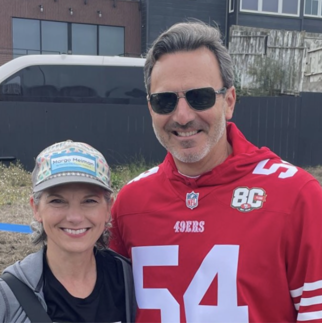 Ray Mueller with Margo Meiman at a community event